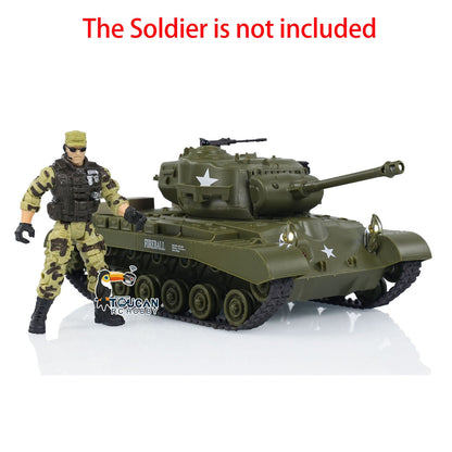 Henglong 1/30 Plastic USA M26 Pershing 3838 M4A3 Sherman 3898 RTR RC Tank With Infrared Combat System Battle Military Vehicle Model