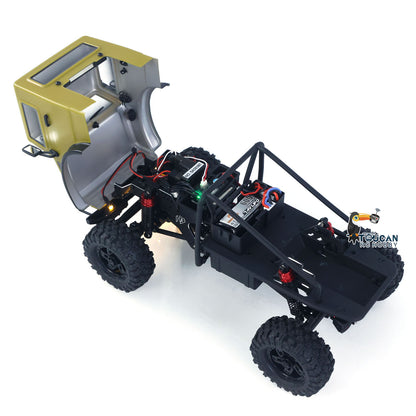 CR18P V3 THunter 1/18 RC Kletterauto 2,4G Drahtlose Steuerung 4WD Rock Crawler Auto Hobbywing Bürstenloser Motor ESC RTR LED-Leuchten