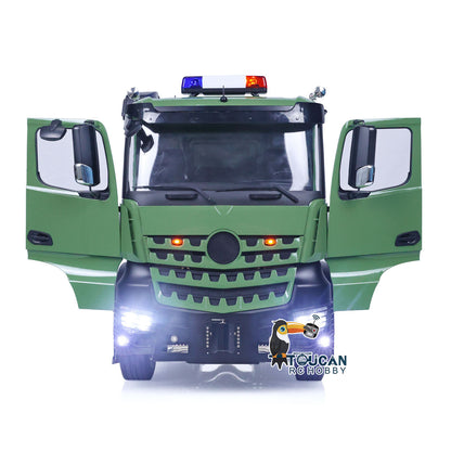 TOUCAN RC HOBBY Painted Assembled 1/14 RC Tractor 6x6 Truck Metal Chassis Remote Control 1851 3363 Cars Lights Sounds