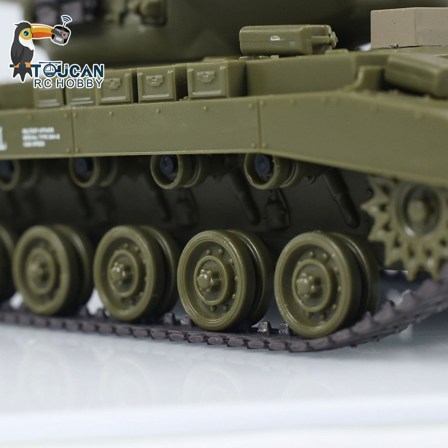 Henglong 1/30 Plastic USA M26 Pershing 3838 M4A3 Sherman 3898 RTR RC Tank With Infrared Combat System Battle Military Vehicle Model
