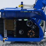 CUT Model 1/14 RC Hydraulic Excavator 914 5CH Valve Metal Remote Control Digger Warning Light Flysky ST8 Radio Sound System