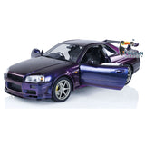 1/8 Capo RC Racing Car MidNight Purple Model for R34 RTR Drift Vehicle High-end with Metal Brushless Light Control System