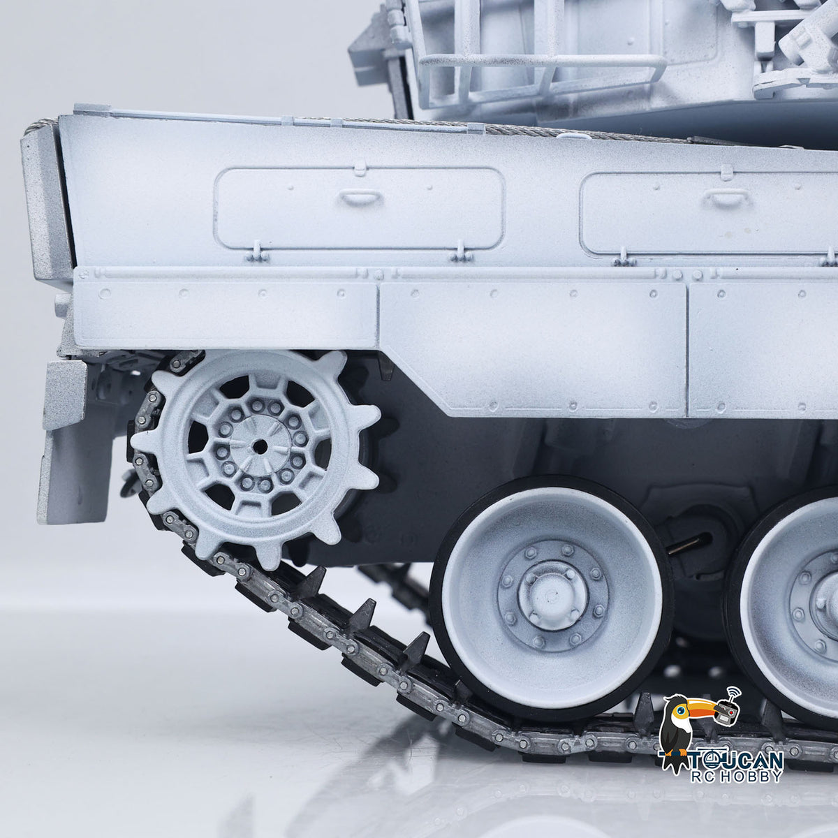 In Stock TOUCAN 1/16 Metal Remote Control Tank 3889 German Leopard A6 Turret 360 Rotation Barrel Recoil and Lifting System Elevation Smoke Unit