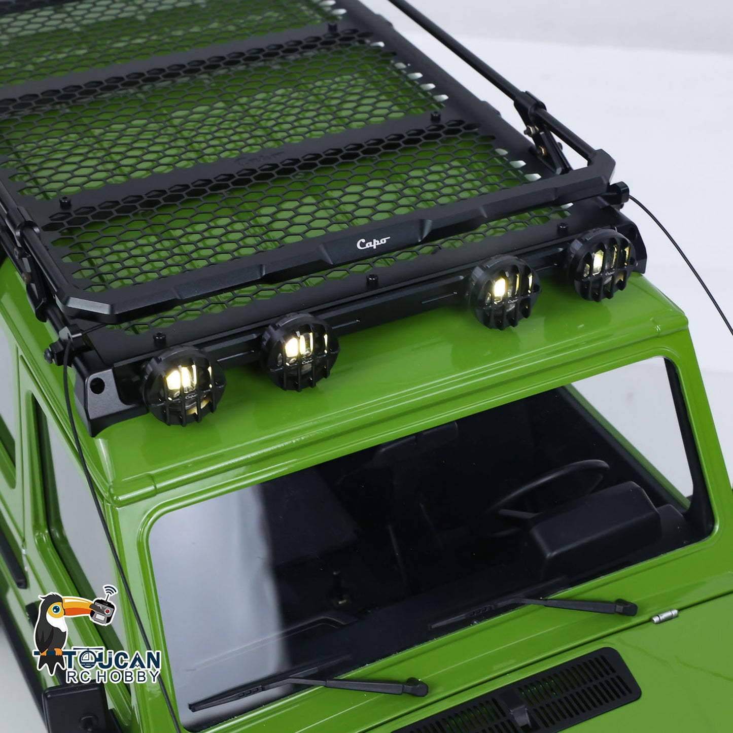 TOUCAN RC HOBBY In Stock CAPO W460 4X4 1/8 RC Off Road Car 2Speed RTR Crawler Axle Diff Lock Sound Light Winch AXE PLUS R3 ESC 540L KRAKEN 1400KV Motor