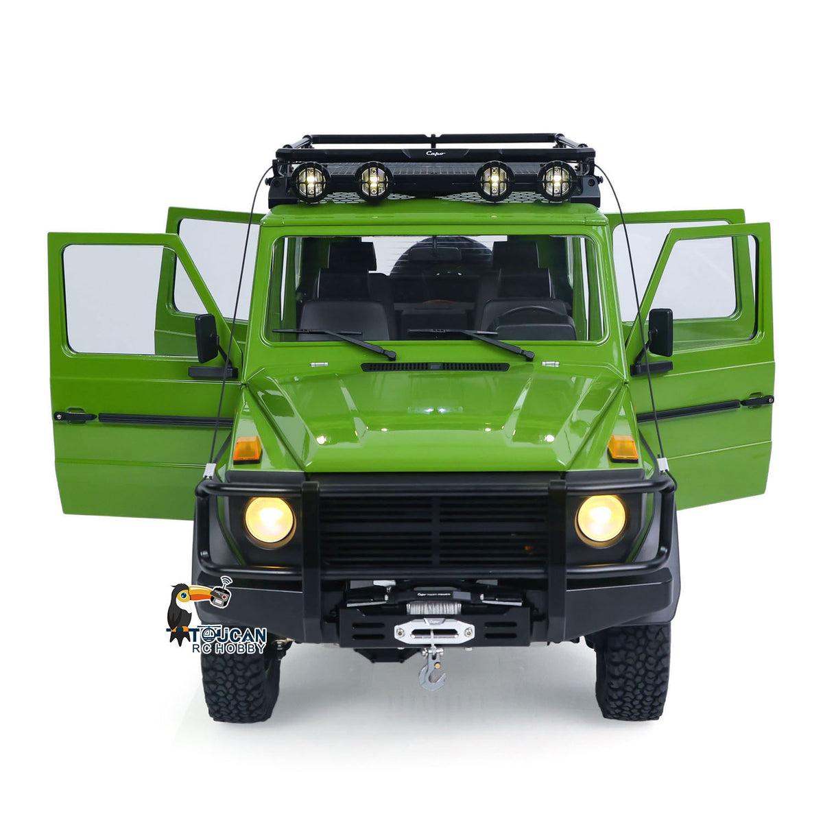 TOUCAN RC HOBBY In Stock CAPO W460 4X4 1/8 RC Off Road Car 2Speed RTR Crawler Axle Diff Lock Sound Light Winch AXE PLUS R3 ESC 540L KRAKEN 1400KV Motor