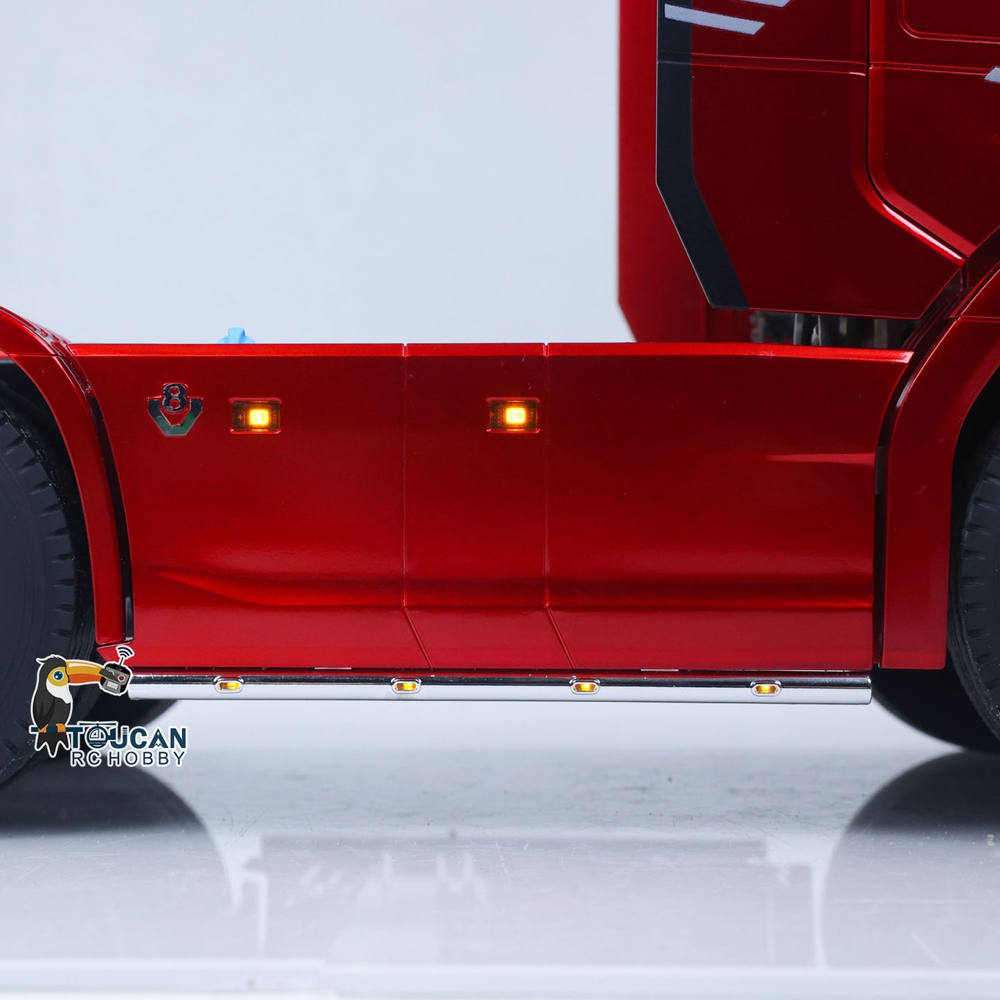 KABOLITE 1/14 770S 100 RC Sattelzugmaschine 6x6 Ferngesteuertes LKW Auto 2-Gang-Getriebe Differentialsperre Akku Funk RTR Modell