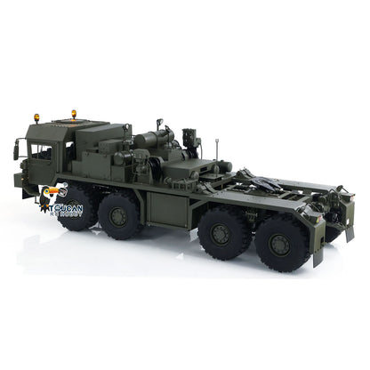 1/14 RC Sattelzugmaschine SLT56 8x8 Vollmetall Ferngesteuertes Militär Transportauto 3-Gang Getriebe Differentialsperre Achsen