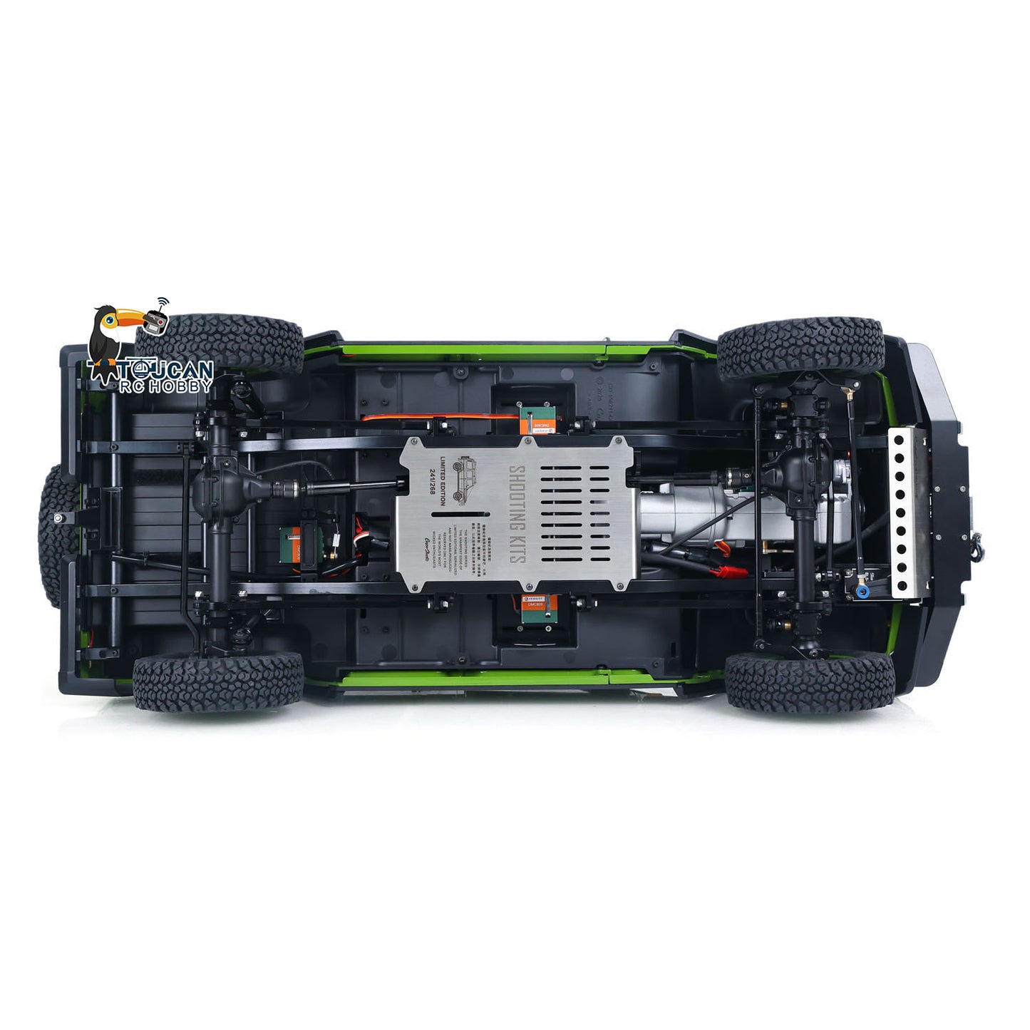 TOUCAN RC HOBBY In Stock CAPO W460 4X4 1/8 RC Off Road Car 2Speed RTR Crawler Axle Diff Lock Sound Light Winch AXE PLUS R3 ESC 540L KRAKEN 1400KV Motor