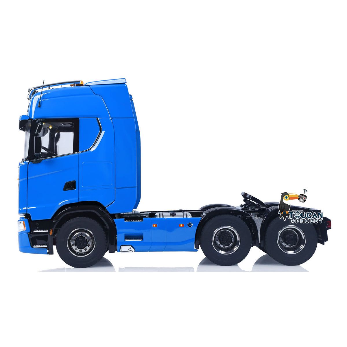 770S 1/14 6X6 RC Tractor Truck Liftable Rear Axle Wheel Hub Reduction Differential Locks Hobbywing ESC Flysky ST8 Light System