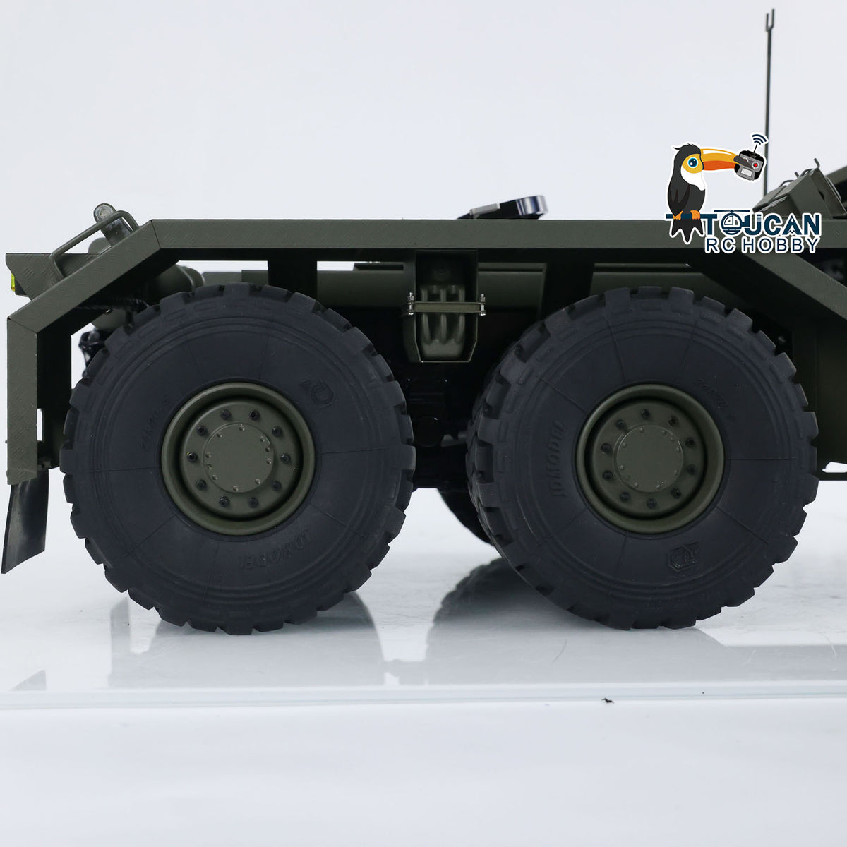 1/14 RC Sattelzugmaschine SLT56 8x8 Vollmetall Ferngesteuertes Militär Transportauto 3-Gang Getriebe Differentialsperre Achsen