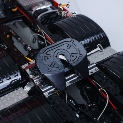 770S 1/14 6X6 RC Tractor Truck Liftable Rear Axle Wheel Hub Reduction Differential Locks Hobbywing ESC Flysky ST8 Light System