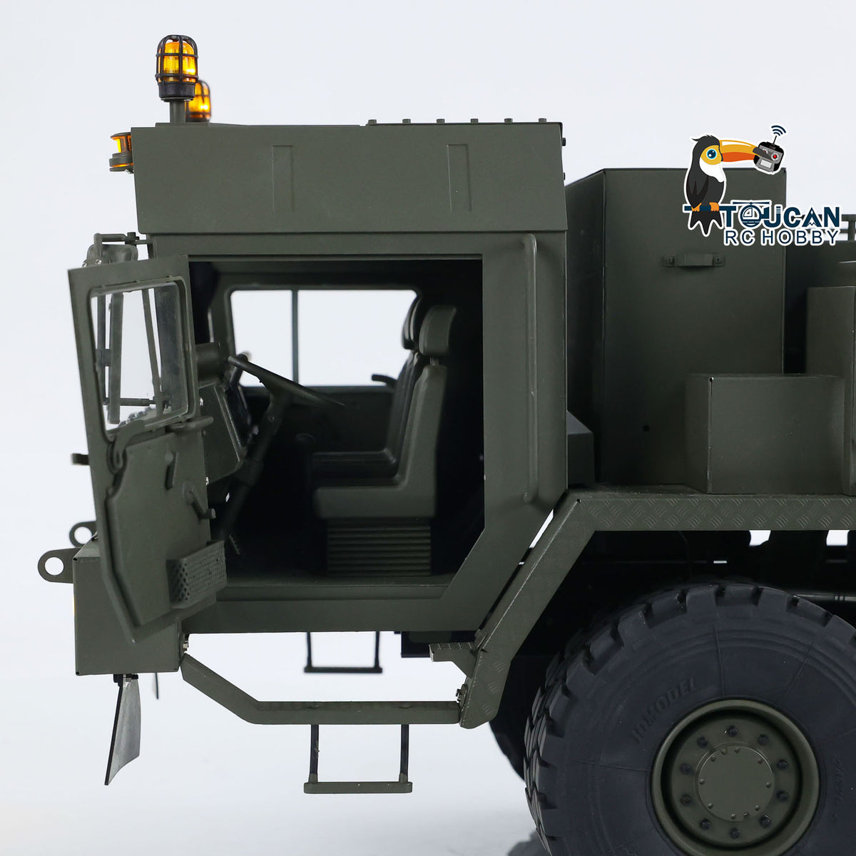 1/14 RC Sattelzugmaschine SLT56 8x8 Vollmetall Ferngesteuertes Militär Transportauto 3-Gang Getriebe Differentialsperre Achsen