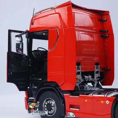 770S 1/14 6X6 RC Tractor Truck Liftable Rear Axle Wheel Hub Reduction Differential Locks Hobbywing ESC Flysky ST8 Light System
