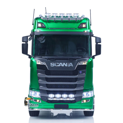 RTR TOUCAN 1/14 Romote Control Tractor Truck 770S 6*6 2Speed RC Lorry Car Smoke Unit Axle Locks Openable Door Lights Sounds