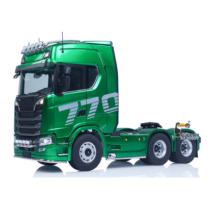 TOUCAN RC HOBBY Fast  Free Shipping 1/14 KABOLITE RC Tractor Truck SC 770S 100 6X6 2Speed Romote Control Vehicle Axle Locks Metal Chassis