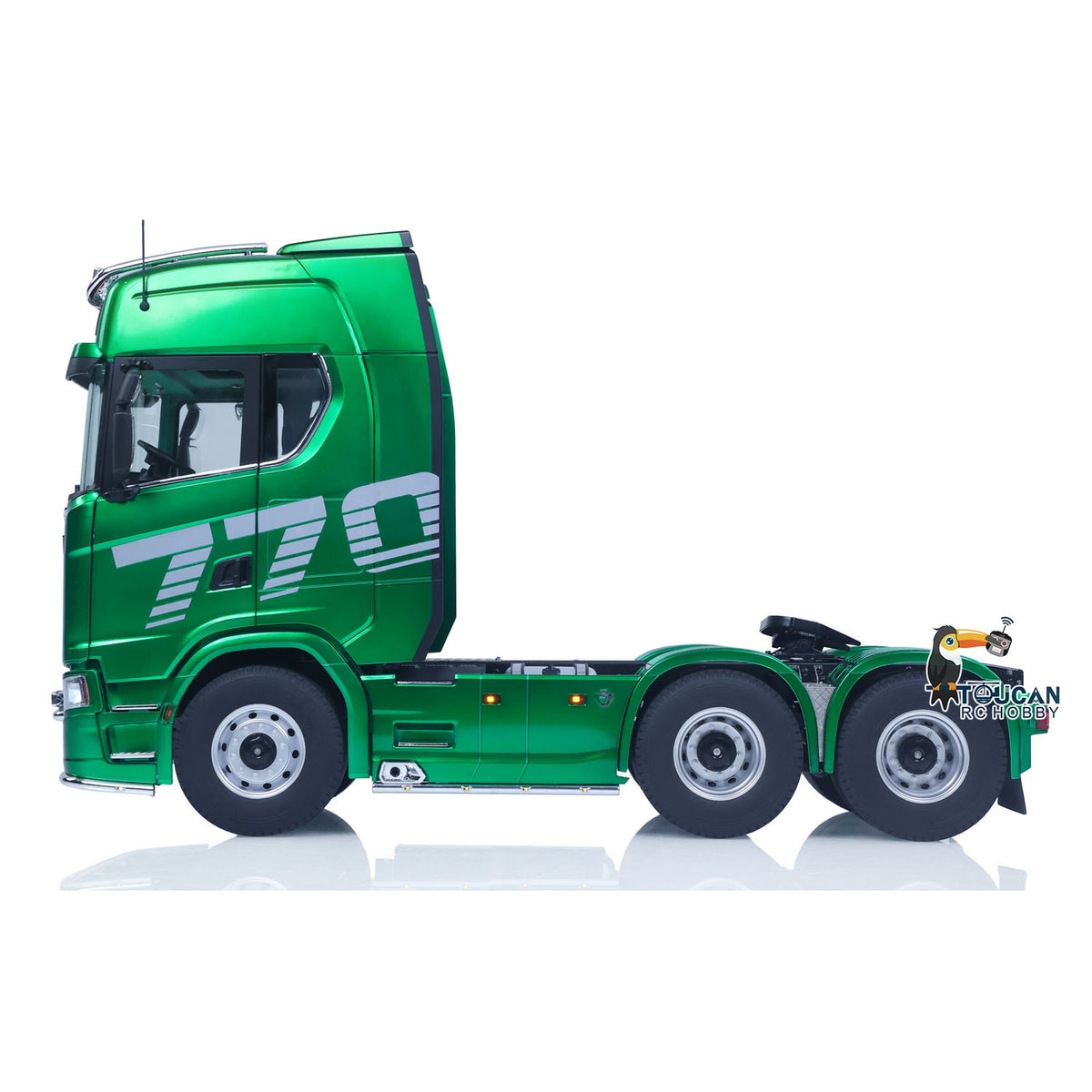 KABOLITE 1/14 770S 100 RC Sattelzugmaschine 6x6 Ferngesteuertes LKW Auto 2-Gang-Getriebe Differentialsperre Akku Funk RTR Modell