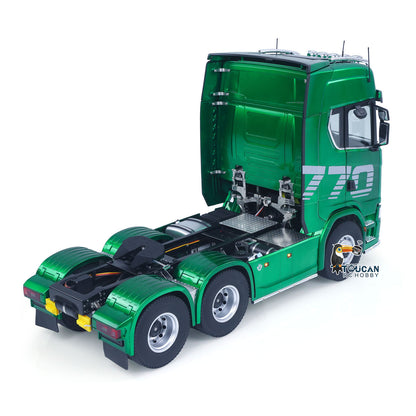 TOUCAN RC HOBBY Fast  Free Shipping 1/14 KABOLITE RC Tractor Truck SC 770S 100 6X6 2Speed Romote Control Vehicle Axle Locks Metal Chassis