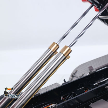 Toucanhobby G88 8*8 1/14 RC Hydraulic Roll On Off Dumper Construction Vehicle Differential Lock Axle 3Speed Transmission for Modeler