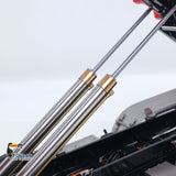 Toucanhobby G88 8*8 1/14 RC Hydraulic Roll On Off Dumper Construction Vehicle Differential Lock Axle 3Speed Transmission for Modeler
