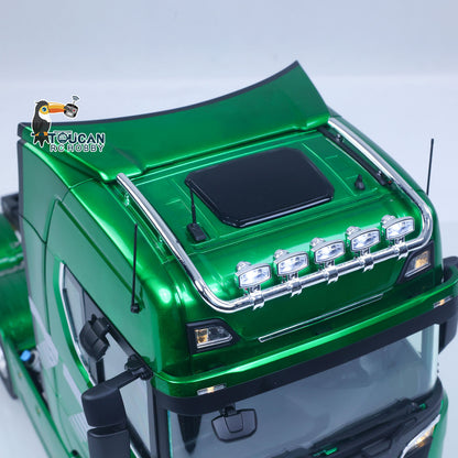 TOUCAN RC HOBBY Fast  Free Shipping 1/14 KABOLITE RC Tractor Truck SC 770S 100 6X6 2Speed Romote Control Vehicle Axle Locks Metal Chassis