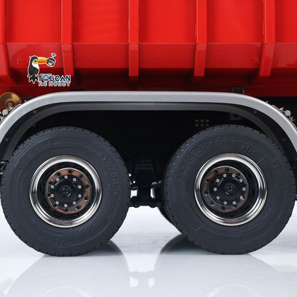 Toucanhobby G88 8*8 1/14 RC Hydraulic Roll On Off Dumper Construction Vehicle Differential Lock Axle 3Speed Transmission for Modeler