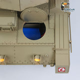 1/16 RC Kampfpanzer CoolBank Crusader MK III 2.4G Fernbedienung RTR Militärpanzermodell 360-Grad-Turm Drehbarer Rauch Ton Lichter
