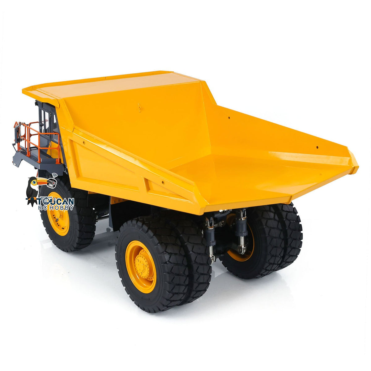 TOUCAN RC HOBBY LESU Aoue R100E 1/16 Heavy Metal Hydraulic Mining Truck A0003 Dumper RC Mine Truck  Model Motor ESC Servo Light System Model DIY