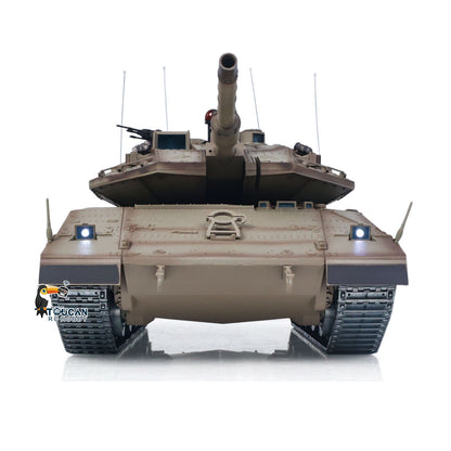 Heng Long 1/16 RC Battle Tank IDF Merkava MK IV 3958 Full Metal Chassis Road Wheels IR Barrel Recoil 360 Rotation Ready to Play