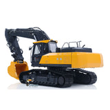 Metal 1/14 Super Frog Remote Control Hydraulic Excavator E400 Pro 9CH Valves RC Digger Stainless Steel Arm Frsky XE Radio