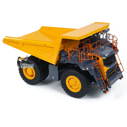 TOUCAN RC HOBBY LESU Aoue R100E 1/16 Heavy Metal Hydraulic Mining Truck A0003 Dumper RC Mine Truck  Model Motor ESC Servo Light System Model DIY