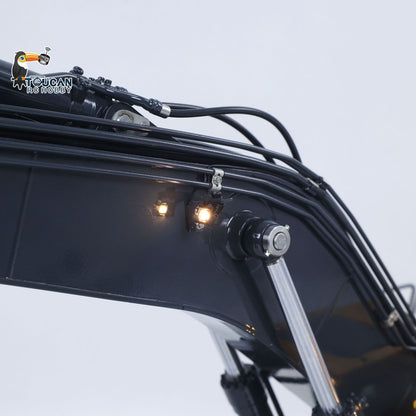 TOUCAN RC HOBBY SFrog E400 Pro Metal 1/14 RC Hydraulic Excavator Remote Control Digger 9CH Valves Quick Release Coupler for Adults
