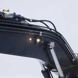 Metal 1/14 Super Frog Remote Control Hydraulic Excavator E400 Pro 9CH Valves RC Digger Stainless Steel Arm Frsky XE Radio