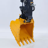 Metal 1/14 Super Frog Remote Control Hydraulic Excavator E400 Pro 9CH Valves RC Digger Stainless Steel Arm Frsky XE Radio