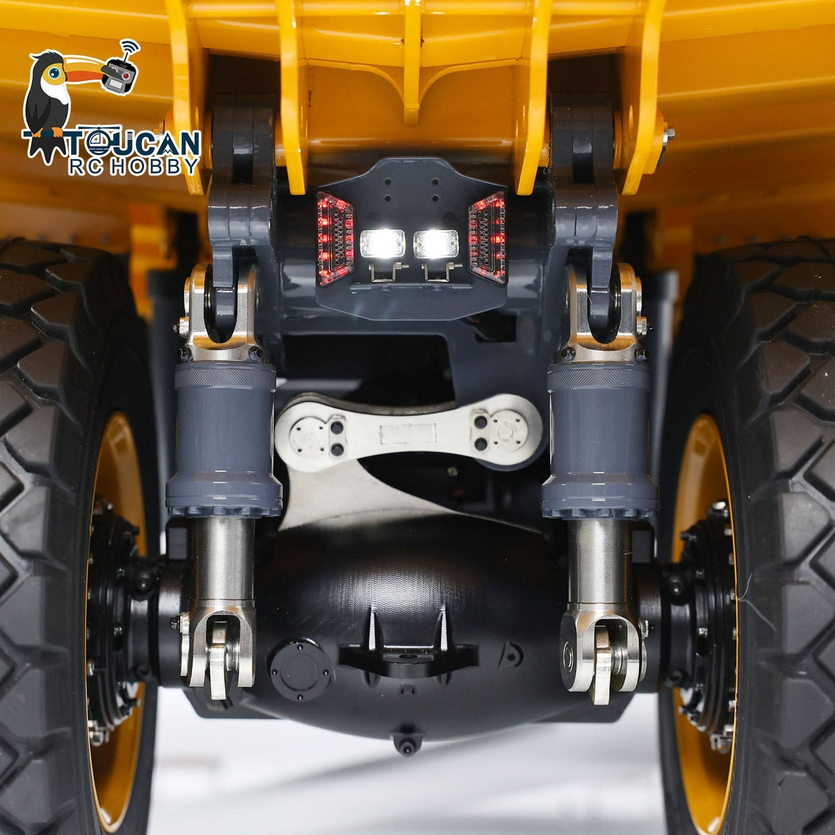 TOUCAN RC HOBBY LESU Aoue R100E 1/16 Heavy Metal Hydraulic Mining Truck A0003 Dumper RC Mine Truck  Model Motor ESC Servo Light System Model DIY