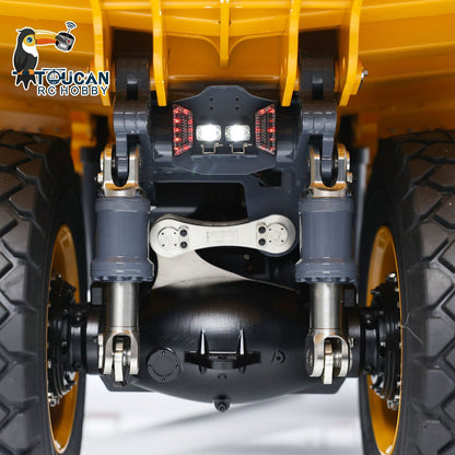 TOUCAN RC HOBBY LESU Aoue R100E 1/16 Heavy Metal Hydraulic Mining Truck A0003 Dumper RC Mine Truck  Model Motor ESC Servo Light System Model DIY