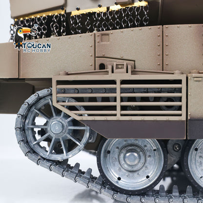 Heng Long 1/16 RC Battle Tank IDF Merkava MK IV 3958 Full Metal Chassis Road Wheels IR Barrel Recoil 360 Rotation Ready to Play