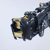 Metal 1/14 Super Frog Remote Control Hydraulic Excavator E400 Pro 9CH Valves RC Digger Stainless Steel Arm Frsky XE Radio