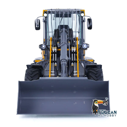 TOUCAN RC HOBBY LESU AOUE MCL8 1/14 Metal 4x4 Hydraulic RC Loader A0015 with 4CH Reversing Valve Light Sound System for Construction Model Hobbyists