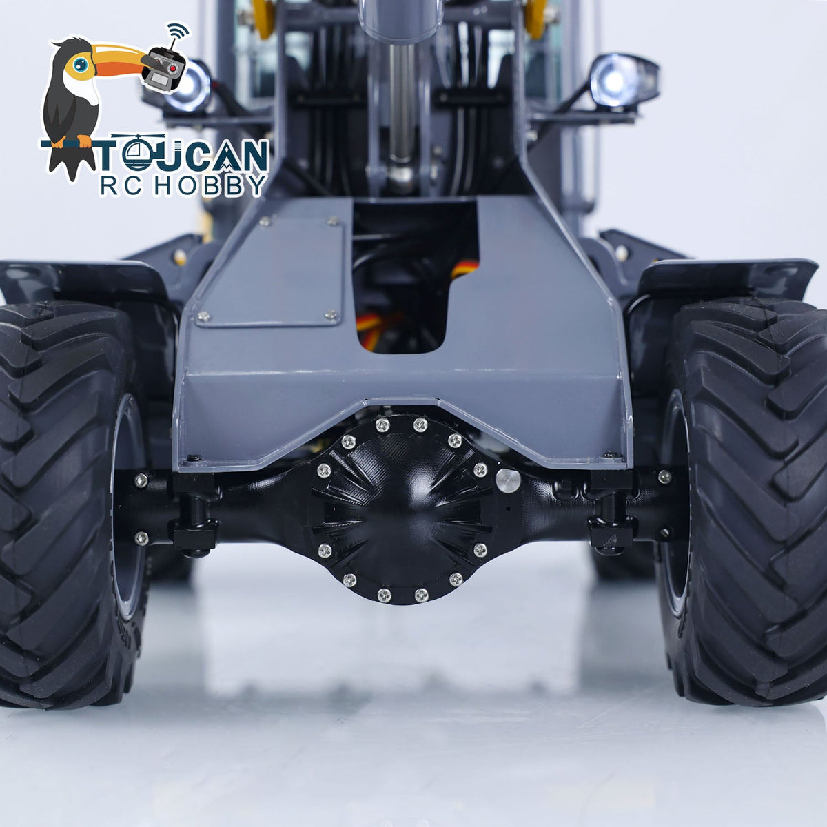 TOUCAN RC HOBBY LESU AOUE MCL8 1/14 Metal 4x4 Hydraulic RC Loader A0015 with 4CH Reversing Valve Light Sound System for Construction Model Hobbyists