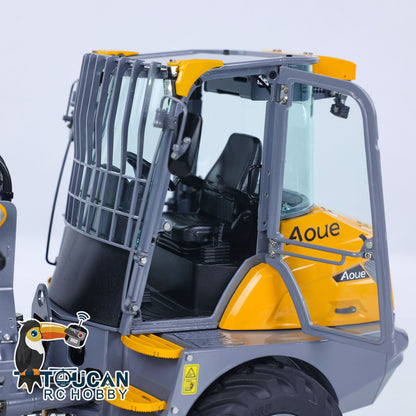 TOUCAN RC HOBBY LESU AOUE MCL8 1/14 Metal 4x4 Hydraulic RC Loader A0015 with 4CH Reversing Valve Light Sound System for Construction Model Hobbyists
