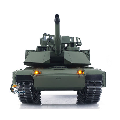 In Stock TUSK I TOUCAN 1:16 Metal M1A2 Abrams RC Tank 360 Turret Rotation IR Barrel Elevation Recoil Dual Smoke Units Electric Periscope