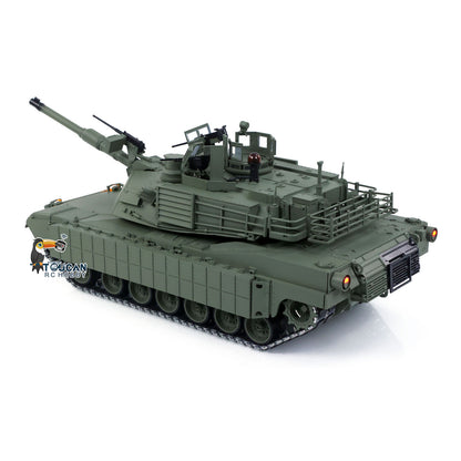 In Stock TUSK I TOUCAN 1:16 Metal M1A2 Abrams RC Tank 360 Turret Rotation IR Barrel Elevation Recoil Dual Smoke Units Electric Periscope