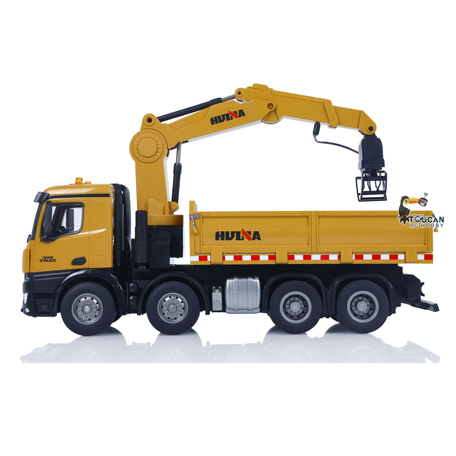 HUINA 1538 RC 1/14 Timber Grab Truck Dumper Model Toy 2.4G Radio