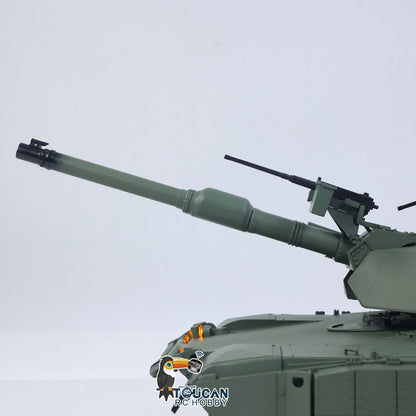 In Stock TUSK I TOUCAN 1:16 Metal M1A2 Abrams RC Tank 360 Turret Rotation IR Barrel Elevation Recoil Dual Smoke Units Electric Periscope