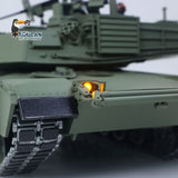 TUSK I TOUCAN 1:16 Metal M1A2 Abrams RC Tank 360 Turret Rotation IR Barrel Elevation Recoil Dual Smoke Units Electric Periscope