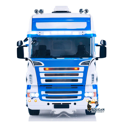TOUCAN RC HOBBY Painted 1/14 RC Tractor Truck Assembled 6x6 Metal Chassis RTR Remote Control Car DIY Models Lights Sounds