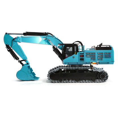 TOUCAN RC HOBBY 1/8 Hydraulic RC Tracked Digger 385CF Remote Control Metal Excavator 150KG Model 4250 Motor Light System