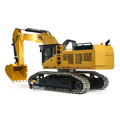 150KG 385CF 1/8 Hydraulischer RC-Bagger, Metallriese, ferngesteuertes Baufahrzeug, montiert, lackiertes Lichtsystem, Hydrauliksystem