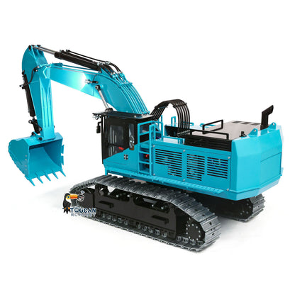 TOUCAN RC HOBBY 1/8 Hydraulic RC Tracked Digger 385CF Remote Control Metal Excavator 150KG Model 4250 Motor Light System