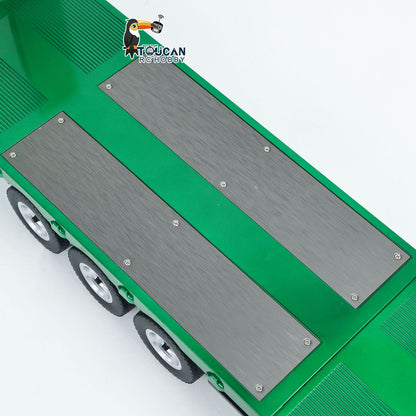 TOUCAN RC HOBBY Fast Free Shipping HUINA 1/18 Plastic Flatbed Semi Trailer 1502 for Radio Controlled Tractor Truck 1501 Electric Support Legs Battery No Light